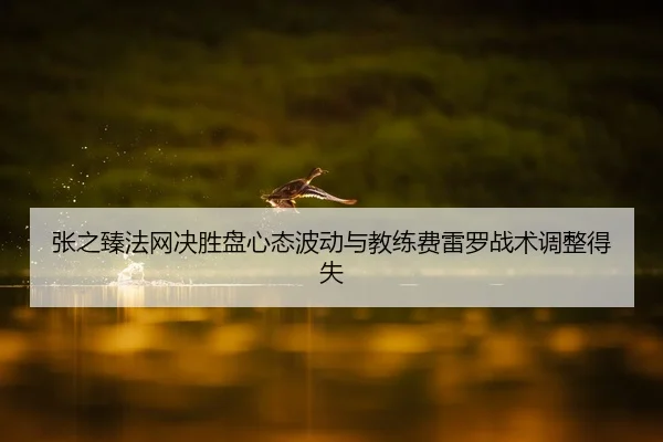 张之臻法网决胜盘心态波动与教练费雷罗战术调整得失